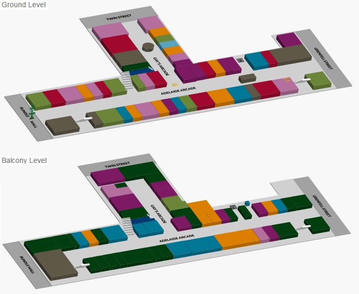 Adelaide Arcade Adelaide, South Australia store list (65), hours
