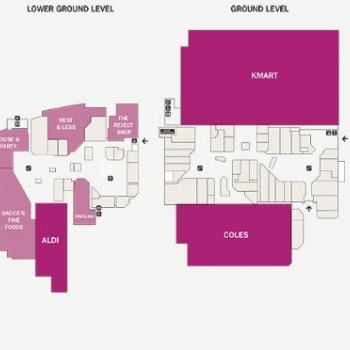 Plan of Altona Gate Shopping Centre