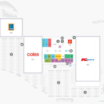 Plan of Arana Hills Plaza