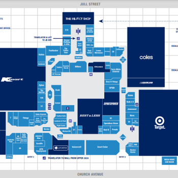 Plan of Armadale Shopping City