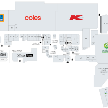 Plan of Aspley Hypermarket Shopping Centre