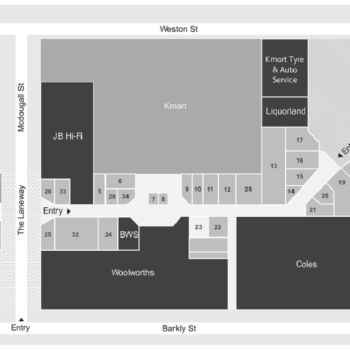 Plan of Barkly Square