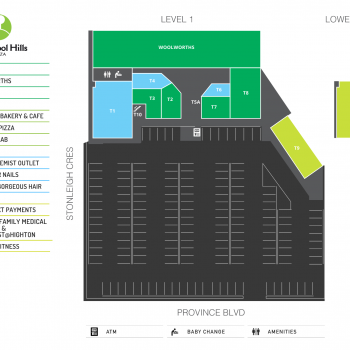 Plan of Barrabool Hills Plaza