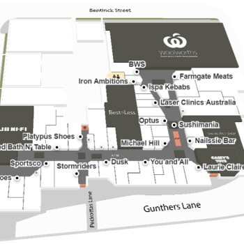 Plan of Bathurst City Centre