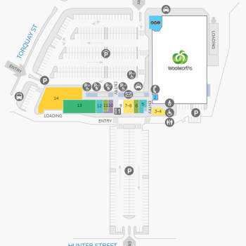 Plan of Bay Plaza