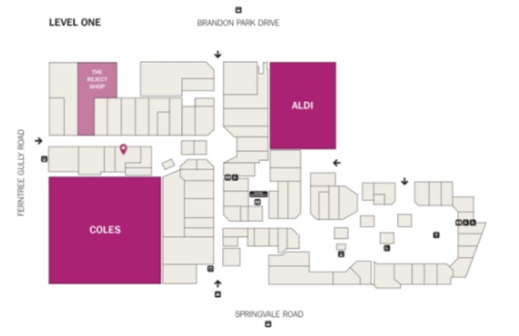 Brandon Park Shopping Centre Map Flight Centre In Brandon Park Shopping Centre - Wheelers Hill, Victoria,  Vic 3150 | Australia Shoppings