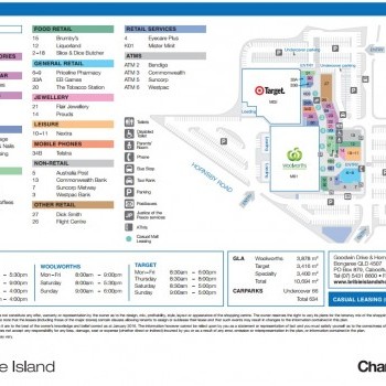 Plan of Bribie Island Shopping Centre