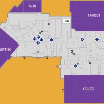 Plan of Brimbank Central Shopping Centre