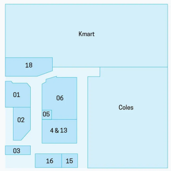 Plan of Burnie Plaza