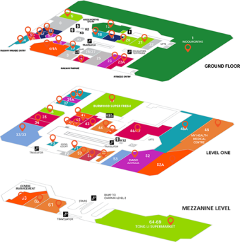 Plan of Burwood Plaza