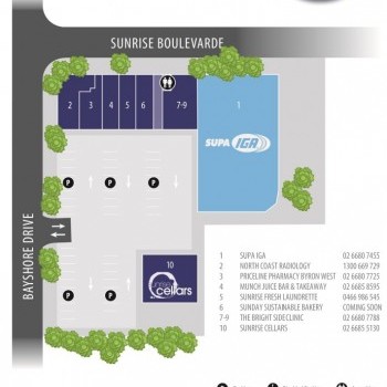 Plan of Byron Bay Fair