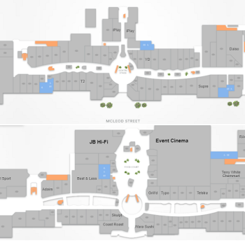 Plan of Cairns Central