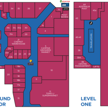 Plan of Campsie Centre