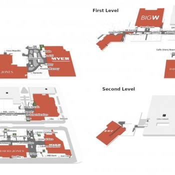 Plan of Canberra Centre