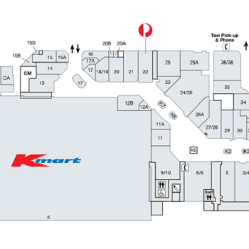 Plan of Cannon Hill Kmart Plaza