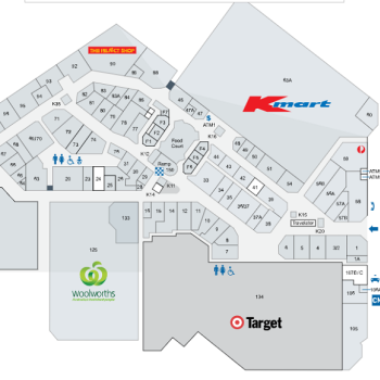 Plan of Capalaba Park Shopping Centre