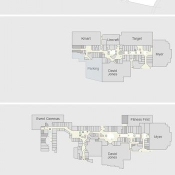 Plan of Castle Towers Shopping Centre