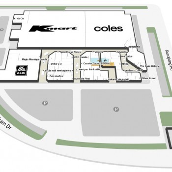 Plan of Casula Mall