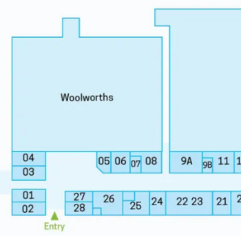 Plan of Central Highlands Marketplace