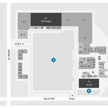 Plan of Central West Shopping Centre