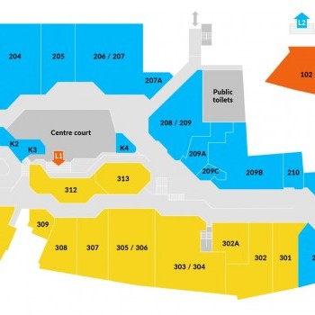 Plan of Centrepoint Hobart Shopping Centre