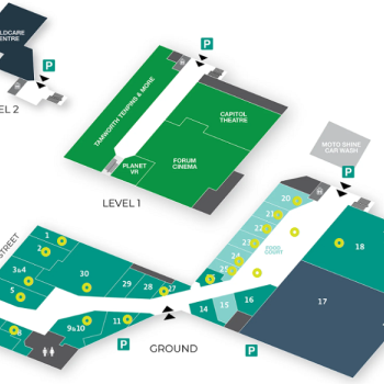 Plan of Centrepoint Tamworth