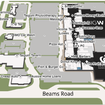 Plan of Centro Taigum Square