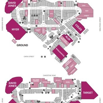 Plan of Chadstone The Fashion Capital