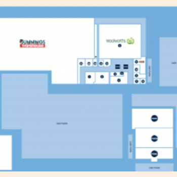 Plan of Chester Pass Mall (ex Albany Brooks Garden)