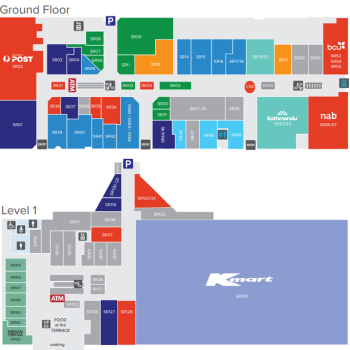 Plan of Coffs Central Shopping