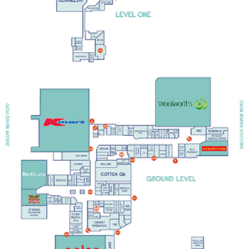 Plan of Corio Village Shopping Centre