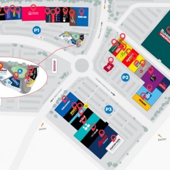 Plan of Crossroads Homemaker Centre