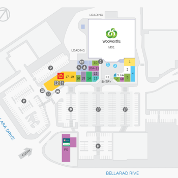 Plan of Currimundi Markets