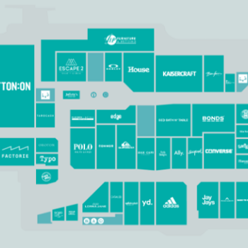 Plan of DFO Cairns (Direct Factory Outlets Cairns)