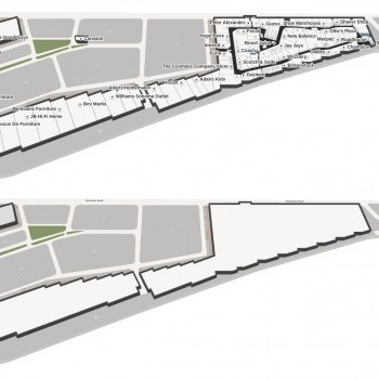 Plan of DFO Essendon