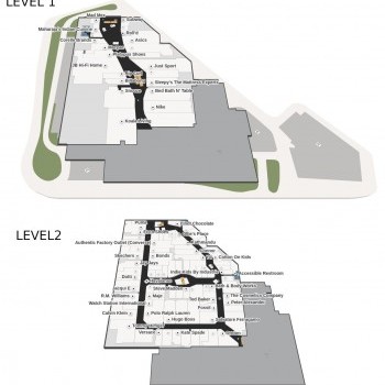 Plan of DFO Homebush