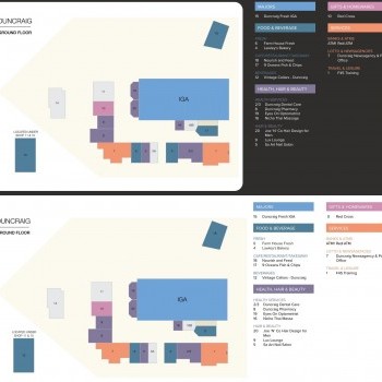 Plan of Duncraig Shopping Centre