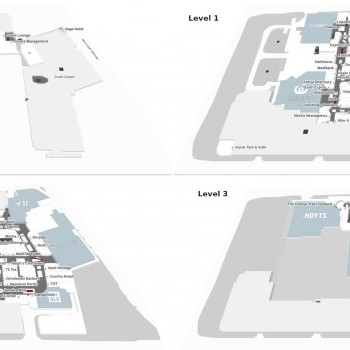 Plan of Eastland Shopping Centre