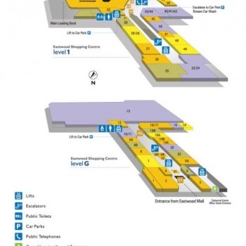 Plan of Eastwood Shopping Centre