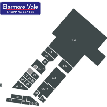 Plan of Elermore Shopping Centre