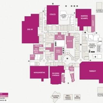 Plan of Elizabeth Shopping Centre