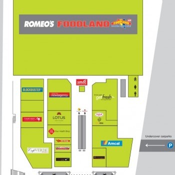 Plan of Fairview Park Shopping Centre