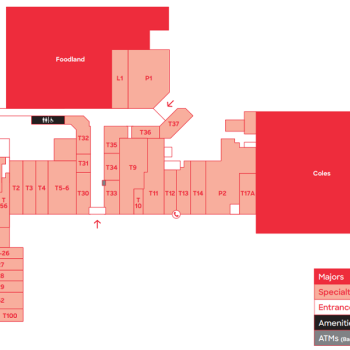 Plan of Findon Shopping Centre