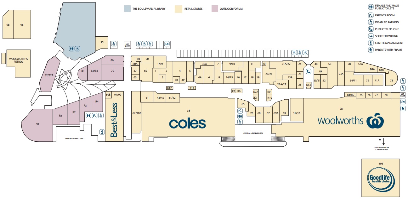 Floreat Forum Perth, Western Australia store list (85), hours