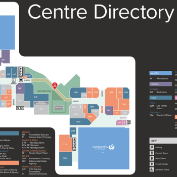 Plan of Forrestfield Forum Shopping Centre