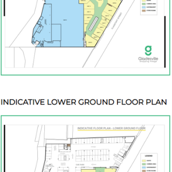 Plan of Gladesville Shopping Village