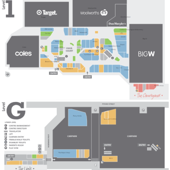 Plan of Grafton Shoppingworld