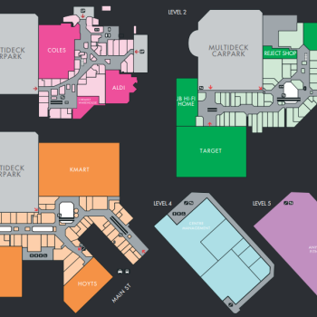 Plan of Greensborough Plaza