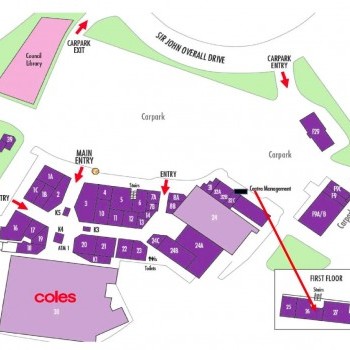 Plan of Helensvale Plaza