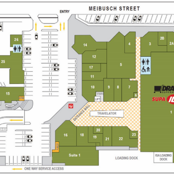Plan of High Street Shopping Centre
